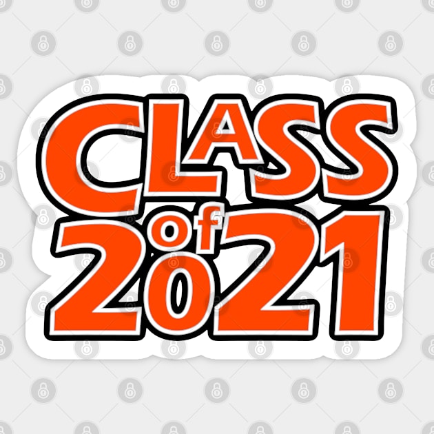 Grad Class of 2021 Sticker by gkillerb